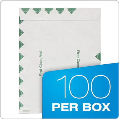 Quality Park R1590 Survivor Tyvek USPS First Class Mailer, 10 x 13, White, Pack of 500 - size: 10 x 13 (Pack of 5)