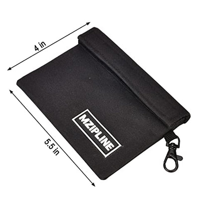 Anti-odour Waterproof Stash Bag - Scent Proof Pouch With Combination Lock for Eliminating Trapping Stink & Smelly Discreet Accessories - color: Mini Black