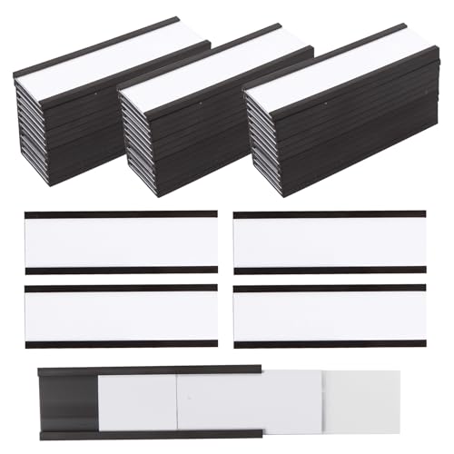 30pcs Magnetic 'C' Channel Label Holders 1x3in - color: 1 X 3 Inch