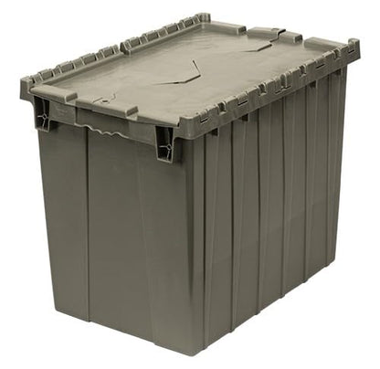 Storage Bins with Lids Heavy Duty Stackable Storage Box - size: 21" x 15" x 17"