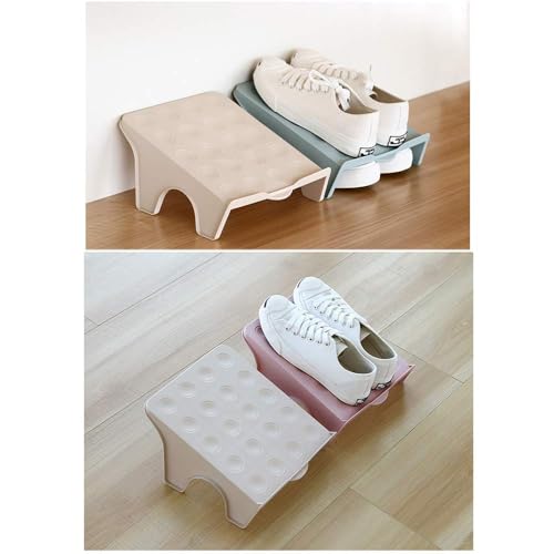 4 Pack Shoe Dividers for Shelves, Fits US Women's Sizes 8.5 and Under