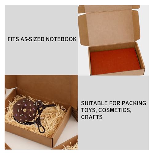Brown mailer Boxes 9x6x2, 20 Pack Shipping Boxes for Small Business & Gifts - color: Brown, size: 9x6x2''