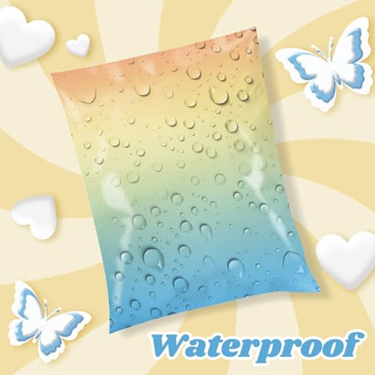 Metronic Cute Poly Mailers 10x13" 50pc Small Shipping Bags Self Seal - color: OrangeBlue, size: 10x13" 50PC