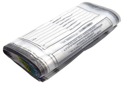 Secur-Pak Deposit Bags - Pack of 100 - Bill Capacity - color: Clear, size: 15x20 (6000 cap)