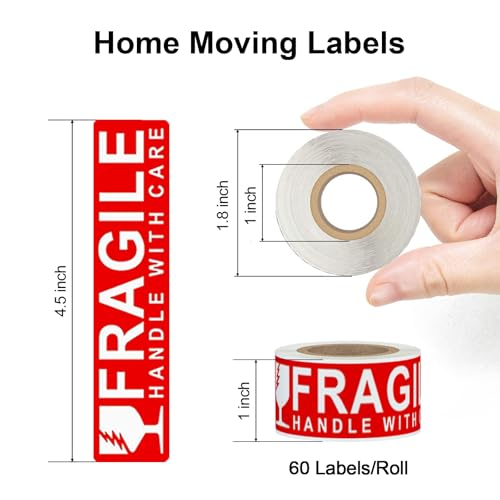 24-Roll 1440 PCS Moving Label for Box, 1×4.5 Color-Coded Sticker - color: 24-colors