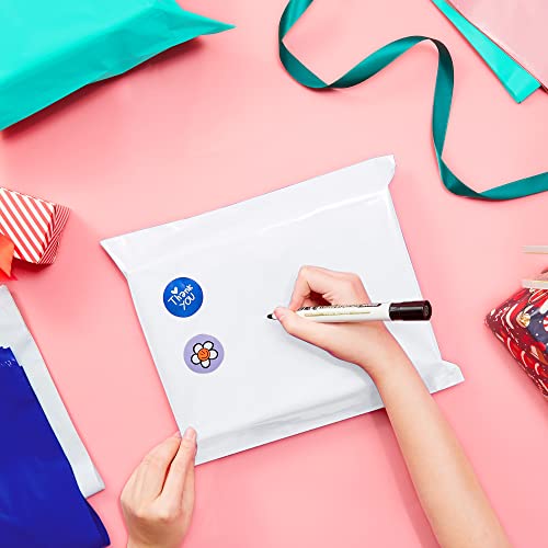 Fuxury Poly Mailers 12x15.5" 200 Pcs,Durble Shipping Bags For Clothes,White - color: White, size: 12x15.5" 200pcs