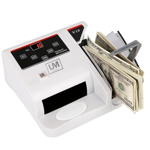 Table Money Detector & Bill Counter, UV Counterfeit Checker