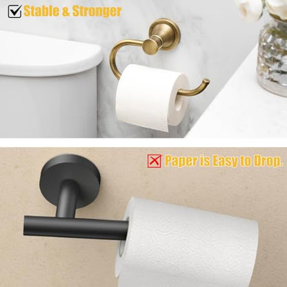 BESy Toilet Paper Holder Wall Mounted Bathroom Tissue Holder Antique Brass - color: Antique Brass