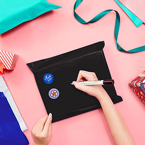 Fuxury 12x15.5" 1000pcs Bulk Poly Mailers Shipping bags for Clothing Black - color: Black, size: 12x15.5'' 1000pcs