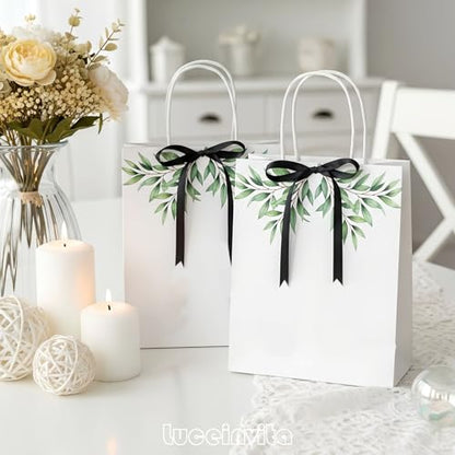 Luceinvita 5" X 7" Black Satin Ribbon Bows (50 Packs) - color: Black, size: 5x7 Inch - 50pcs