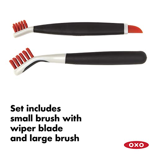 OXO Good Grips Deep Clean Brush Set, Orange, Blue - color: Orange