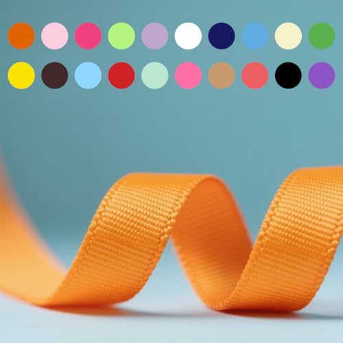 QingHan Grosgrain Ribbon 3/8 Inches 40 Yards (20 Colors x 2yards) - color: Multi