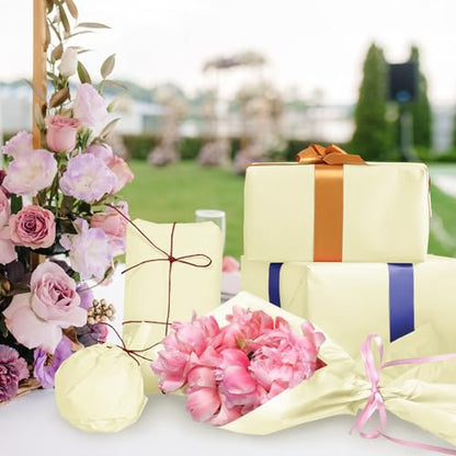 120 Sheets 14 x 20 Inch Cream Tissue Paper for Gift Bag Wrapping - color: Ivory