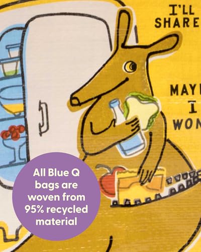 Blue Q Handy Tote Bag - Funny Reycled & Reusable Tote Bag - color: Packin' Snacks