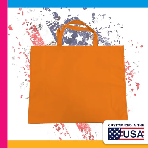 USMG Blank Large Grocery Tote Bags - color: Forest Green, size: 1 Tote Bags