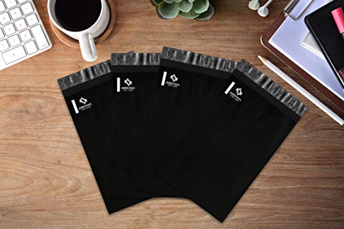 KKBESTPACK Black Poly Mailers 6x9 in, Small Shipping Bags, 100 Pcs - color: Black, size: 6" x 9" 100 pcs