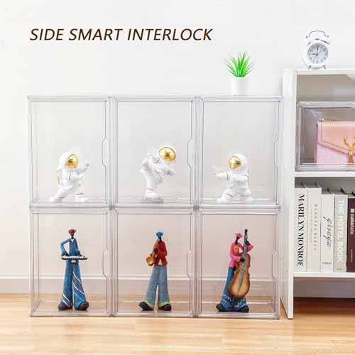 ZLLZUU Purse Organizer for Closet, X-Large Acrylic Display Case 5 Pack - size: 5pack-X Large