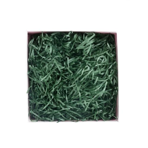 Zhzrche Easter Green Raffia Crinkle Cut Paper Shred Filler Gift Filler for Gift Box Gift Raffia Ribbon Stuffing for Boxes
