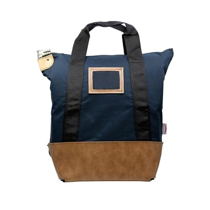 Locking Heavy Duty Courier Bag, 18x18x8 inch - color: Navy Blue