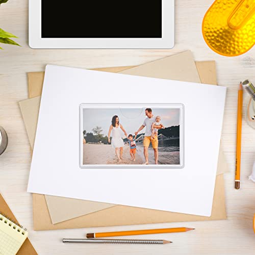 Chinco 100 Self Adhesive Pocket Index Card Pockets Index Card Holder Storage Tote Labels Pockets Sleeves with Top Open for Business, Clear Plastic Sticky Labels Holders for Storage Bins Totes Shelves - size: 3.7 x 2.28''