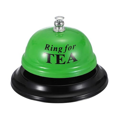 PATIKIL Desk Bell, 3.3" Service Call Bell Ringing, Tea, Green - color: Green(tea)