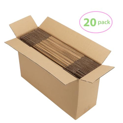9x6x4 Cardboard Shipping Boxes Set of 20, Brown - size: 9" x 6" x 4"