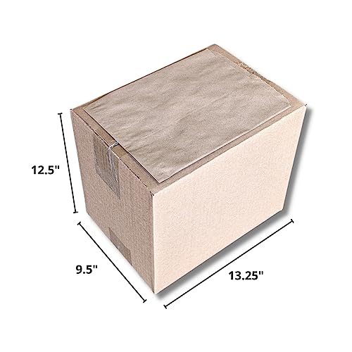 A Package 4 It 1,000-100% Recycled Brown Flat Paper Merchandise Bags - Medium (8 1/2 x 11)
