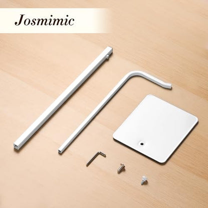 2-Pack Adjustable Tabletop Purse & Banner Display Stands, White - color: White
