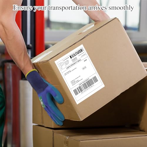 (1000 Sheets, 2000 Labels) Sticker Paper, 11" x 8.5" Half Sheet Shipping Address Labels, 2 Per Page Self Adhesive Mailing Label for Laser and Inkjet Printers - size: 8.5"x5.5"(2UP), style: 1000 Sheets