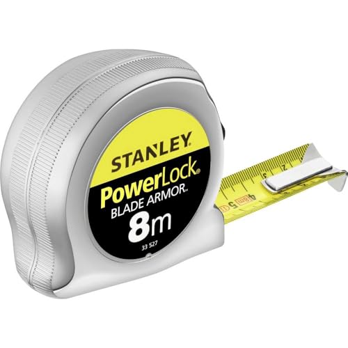 Stanley 0-33-527 8m Power Lock Tape with Blade Armor - size: 8 m