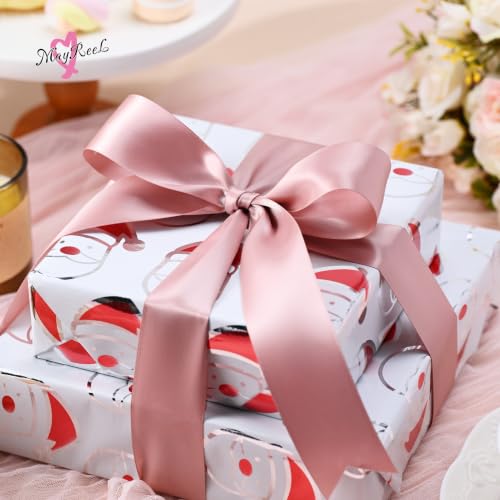 MAYREEL 1.5 inch Dusty Rose Double Faced Satin Ribbon 50 Yards - color: Dusty Rose, size: 1-1/2 Inch