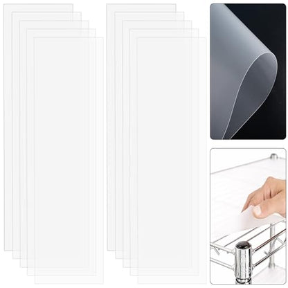 10 pcs Frosted Plastic Shelf Liner,Waterproof Wire Shelf Liner