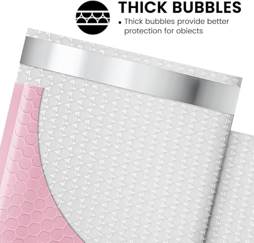 Fuxury Bubble Mailers 6x10" Light Pink Padded Envelopes 1000Pack - color: Light Pink, size: 6x10" 1000PC