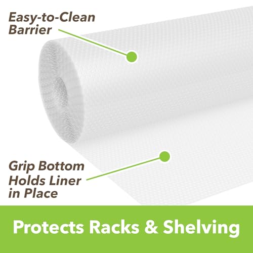 Duck EasyLiner Clear Classic Non Adhesive Shelf Liner, 18 in x 30 Ft 1 Roll - size: 18-Inch x 30 Feet