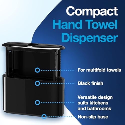 Tork Xpress Paper Towel Dispenser Black H2, 302028 - color: Black