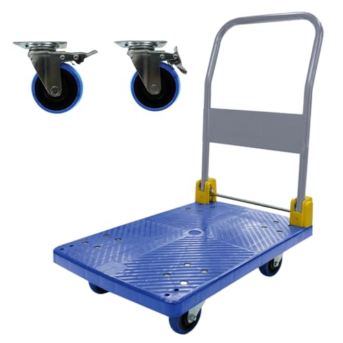Foldable Platform Push Cart with 880 lbs Capacity