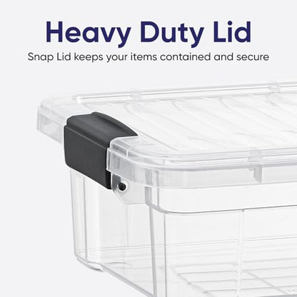 Superio Storage Container Organizing Bin with Removable Tray Plastic Tools, Sewing, Crafts Box, 4.5 Qt. - size: Small 4.5 Qt. Flat