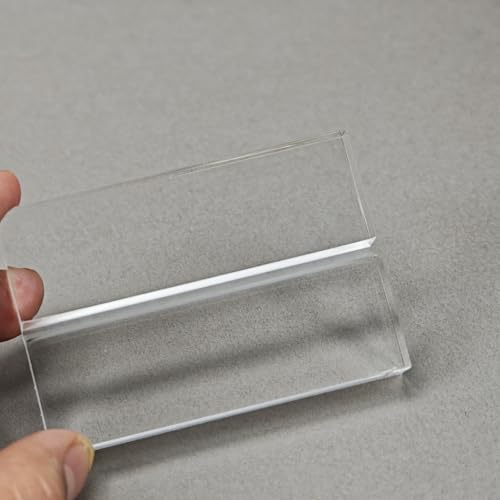 20 Pack Acrylic Sign Holders, Clear Acrylic Sign Stand,Acrylic Table Number Holder for Wedding Table Number/Sign/Car