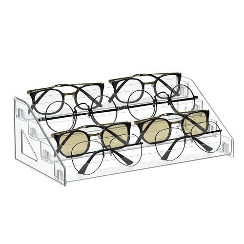 Sunglasses Organizer - Clear Eyeglasses Display - Eyeglasses Storage - Essential Oils Holder(4 Layer) - size: 4 layer