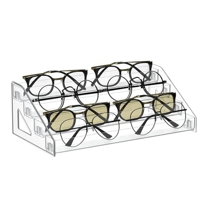 Sunglasses Organizer - Clear Eyeglasses Display - Eyeglasses Storage - Essential Oils Holder(4 Layer) - size: 4 layer