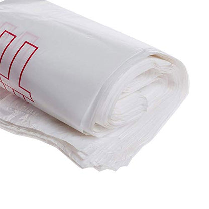 TashiBox Shopping Thank Reusable and Disposable Grocery Bags Measures 11.5" X 6.25" X 21", 15mic, 0.6 Mil (600 Count) - style: 600pcs