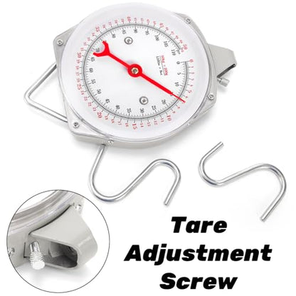 Precision Hanging Scale, 110 LB / 50KG Luggage Weight Scale