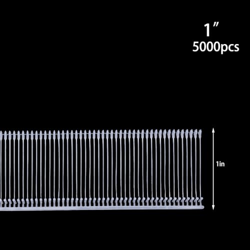 5000 Pcs 0.2in*1in White Standard Tagging Tool Fasteners
