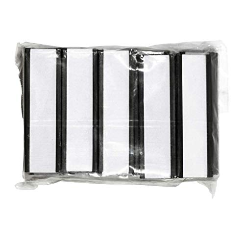 SmartSign Pack of 25 Magnetic 'C' Channel Label Holders | 0.5" x 2" - size: 0.5" x 2"