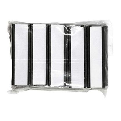 SmartSign Pack of 25 Magnetic 'C' Channel Label Holders | 0.5" x 2" - size: 0.5" x 2"