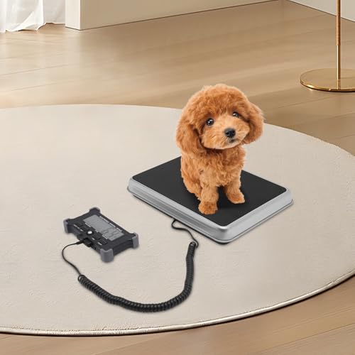 Digital Shipping Postal Scale, 440LBS Weight Commercial Stainless Steel Digital Mail Parcel Scale Multiple Shipping Scale with LCD Display& Extended Cord for Business, Warehouse, Home