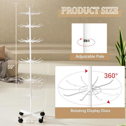 6 Tier Retail Display Stand Store Display Rack, White - color: 6 Tier White