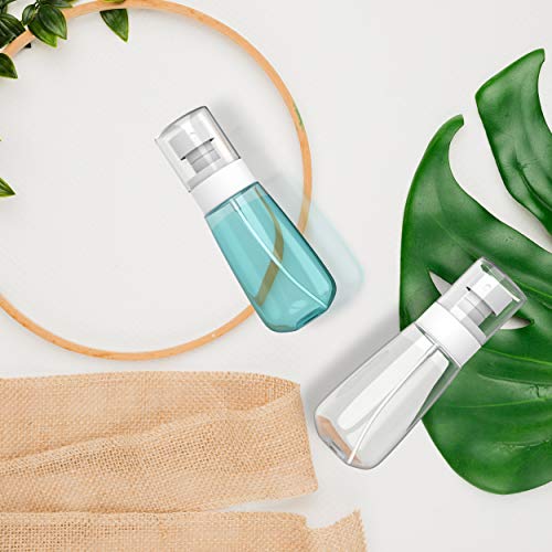 RELANOR 2 Pack Small Travel Spray Bottle Mini Size Mist Bottles 2oz/60ml