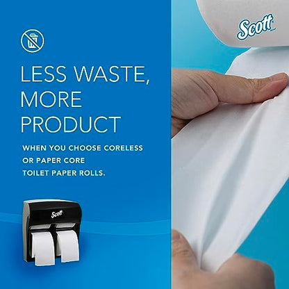 Scott Professional High-Capacity Toilet Paper Dispenser, Black (44518)