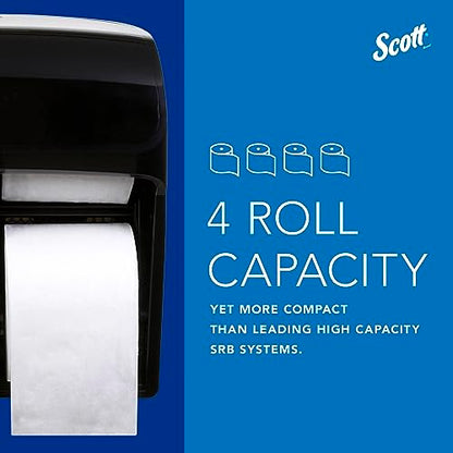Scott Professional High-Capacity Toilet Paper Dispenser, Black (44518)